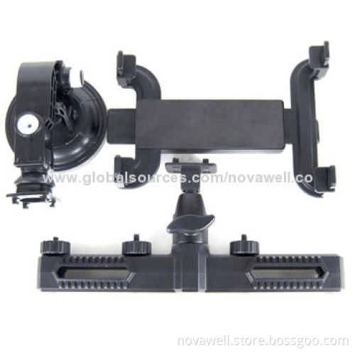 2-in-1 universal car holder for 7-10" tablet PCs with strong suction cup and headrest holding